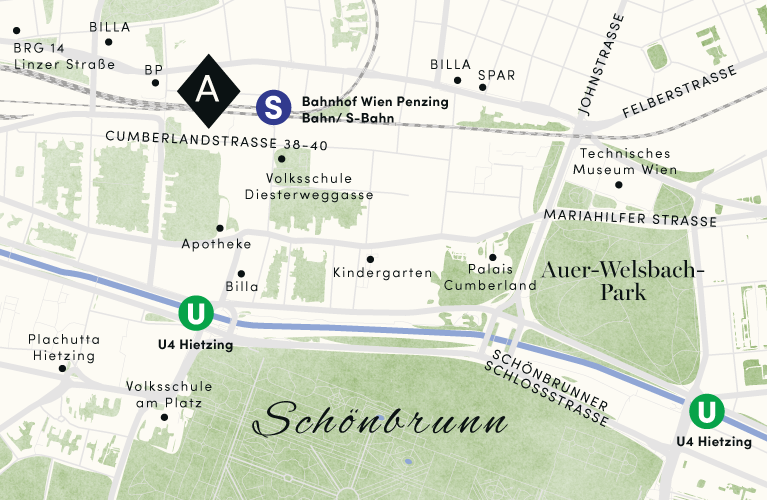Cumberlandstraße 38-40 Map